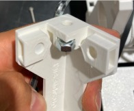 Nut inside the middle "box"