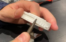 Peeling the support