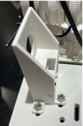 Stepper holder placement on the main plate