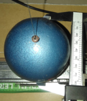 Medição do diâmetro da esfera